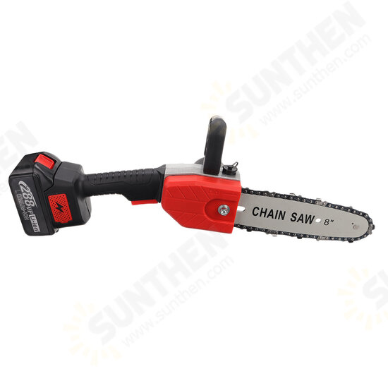 288VF 8Inch Electric Chain Saw Cordless One-Hand Chainsaw Woodworking Tool W/ 1/2/None Battery