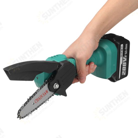 288VF Cordless Electric One-Hand Saw Mini Woodworking Chain Saw W/ 1pc or 2pcs Battery 288VF Cordless Electric One-Hand Saw Mini Woodworking Chain Saw W/ 1pc or 2pcs Battery