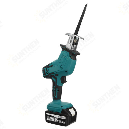 288VF Cordless Reciprocating Saw 4 Blades Wood Metal Cutting Recip Prunning Saw W/ 1pc or 2pcs Battery 288VF Cordless Reciprocating Saw 4 Blades Wood Metal Cutting Recip Prunning Saw W/ 1pc or 2pcs Battery