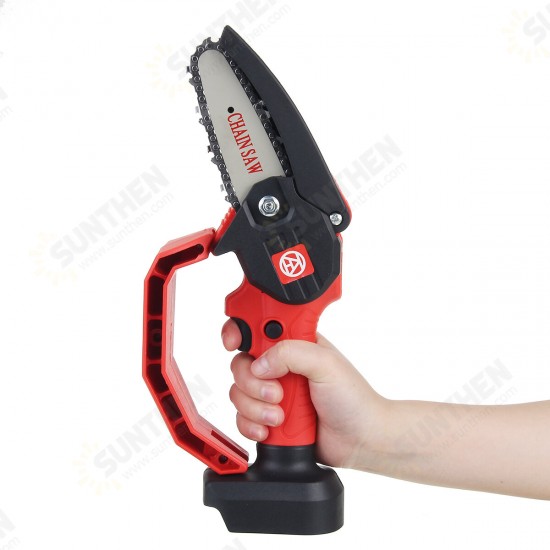 3000W 4 Inch Electric Chain Saw Portable One Hand Saw Carpentry Mini-chainsaw Garden Tool For Makita Battery