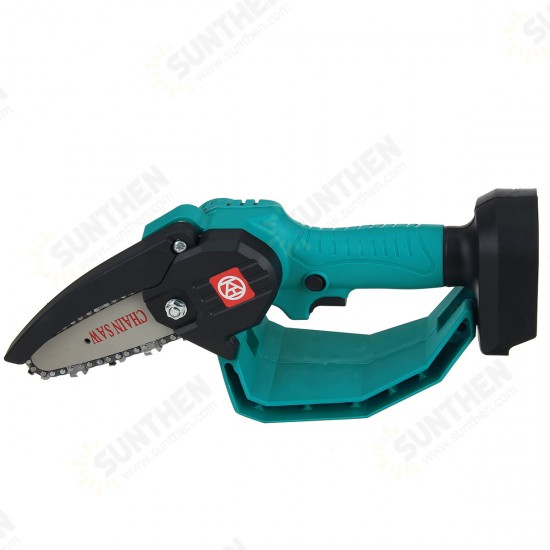 3000W 4 Inch Electric Chain Saw Portable One Hand Saw Carpentry Mini-chainsaw Garden Tool For Makita Battery