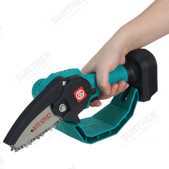 3000W 4 Inch Electric Chain Saw Portable One Hand Saw Carpentry Mini-chainsaw Garden Tool For Makita Battery