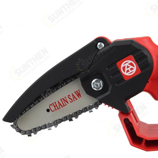 3000W 4 Inch Electric Chain Saw Portable One Hand Saw Carpentry Mini-chainsaw Garden Tool For Makita Battery