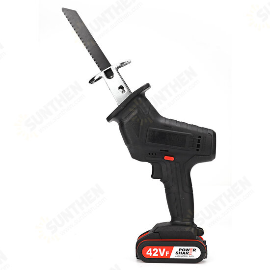 36VF/42VF Cordless Reciprocating Saw Mini Electric Saws Set W/ 2pcs LI-ION Rechargeable Battery 36VF/42VF Cordless Reciprocating Saw Mini Electric Saws Set W/ 2pcs LI-ION Rechargeable Battery