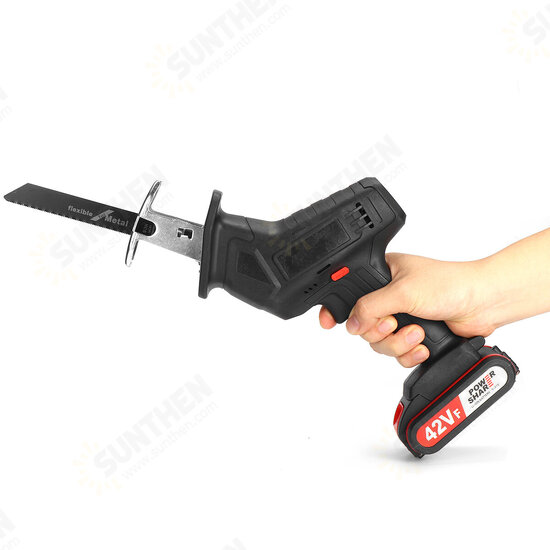 36VF/42VF Cordless Reciprocating Saw Mini Electric Saws Set W/ 2pcs LI-ION Rechargeable Battery 36VF/42VF Cordless Reciprocating Saw Mini Electric Saws Set W/ 2pcs LI-ION Rechargeable Battery