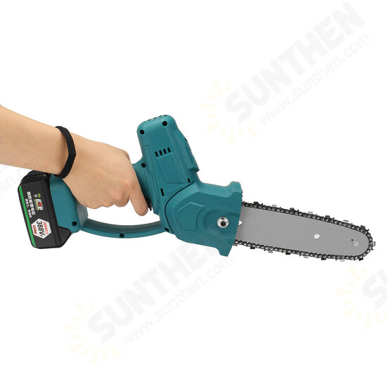 388VF 8Inch Rechargable Chainsaws Mini Electric Saw Woodworking Pruning Shears Also For Makita Battery EU Plug