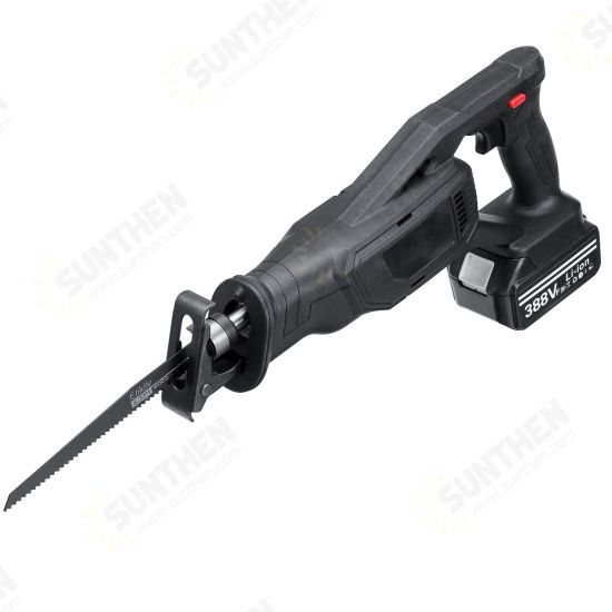 388VF Cordless Mini Reciprocating Saw Rechargeable Electric Saw W/ 4 Blades & None/1/2 Battery Replacement For Makita 18-21V Battery 388VF Cordless Mini Reciprocating Saw Rechargeable Electric Saw W/ 4 Blades & None/1/2 Battery Replacement For Makita 18-21V Battery