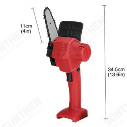 4 Inch 388VF Cordless Electric Chain Saw One-Hand Saw Woodworking Wood Cutter W/ None/1/2 Battery 4 Inch 388VF Cordless Electric Chain Saw One-Hand Saw Woodworking Wood Cutter W/ None/1/2 Battery
