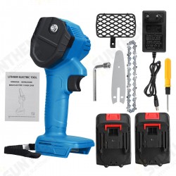 4 Inch 600W 88VF Cordless Electric Chain Saw One-Hand Cutter Woodworking ChainSaw W/ 1/2 Battery 4 Inch 600W 88VF Cordless Electric Chain Saw One-Hand Cutter Woodworking ChainSaw W/ 1/2 Battery