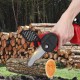 4 Inch 600W 88VF Cordless Electric Chain Saw One-Hand Cutter Woodworking ChainSaw W/ 1/2 Battery