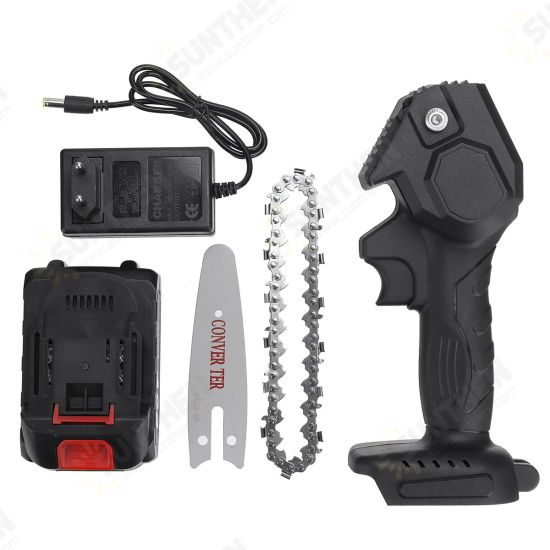 4 Inch 7500mAh Mini Electric Chain Saw Pruning Chainsaw Cordless Garden Tree Logging Trimming Saw For Wood Cutting W/ 1pc or 2pcs Battery 4 Inch 7500mAh Mini Electric Chain Saw Pruning Chainsaw Cordless Garden Tree Logging Trimming Saw For Wood Cutting W/ 1pc or 2pcs Battery