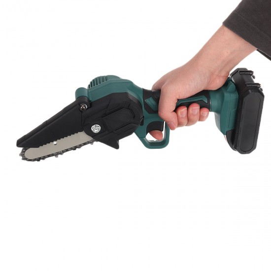 4 Inch Cordless Electric Pruning Saw Rechargeable One-handed Woodworking Tool Mini Chain Saw For Wood Cutting