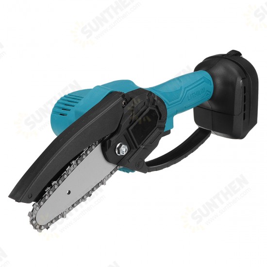 4 Inch Electric Chain Saw Cordless Chainsaw Multi-function Woodworking Wood Cutter For Makita 18V Battery 4 Inch Electric Chain Saw Cordless Chainsaw Multi-function Woodworking Wood Cutter For Makita 18V Battery