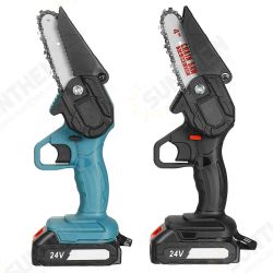 4 Inch Electric Chainsaws Rechargeable Portable Chain Saw Woodworking Tool Wood Cutter W/ 1/2 Battery 4 Inch Electric Chainsaws Rechargeable Portable Chain Saw Woodworking Tool Wood Cutter W/ 1/2 Battery