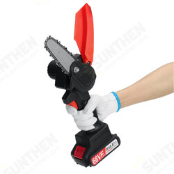 4 Inch Mini Cordless Electric Chain Saw One-Hand Saw Woodworking Wood Cutter W/ 1/2 Battery 4 Inch Mini Cordless Electric Chain Saw One-Hand Saw Woodworking Wood Cutter W/ 1/2 Battery