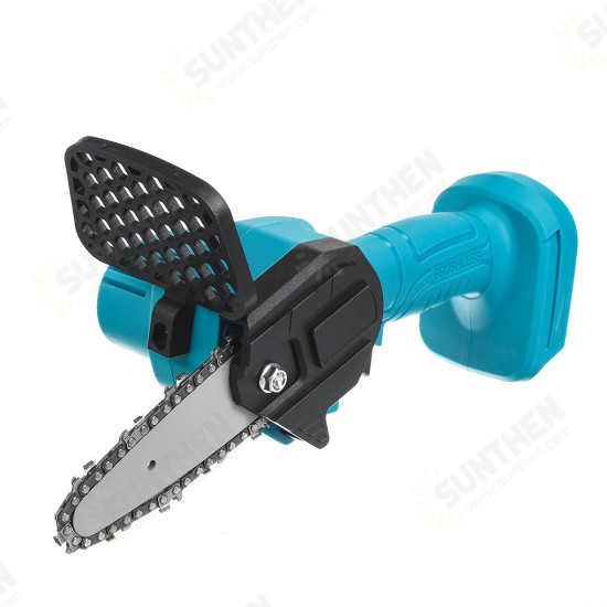 4 Inch Mini Electric Chain Saw Wood Cutter One-Hand Saw Woodworking Tool For Makita Battery