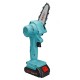 4 Inch Portable Cordless Electric Chain Saw Wood 3000r/min Tree ChainSaws Wood Cutting Tool W/ 1 or 2 Battery