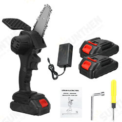 4 Inch Portable Cordless Electric Chain Saw Wood 3000r/min Tree ChainSaws Wood Cutting Tool W/ 1 or 2 Battery 4 Inch Portable Cordless Electric Chain Saw Wood 3000r/min Tree ChainSaws Wood Cutting Tool W/ 1 or 2 Battery