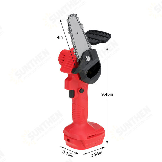 4 Inch Portable Cordless Electric Chain Saw Woodworking Logging Saws For Makita 18V Battery