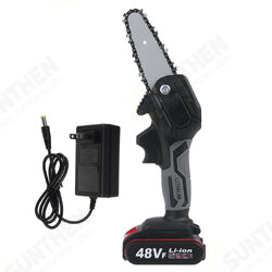 48VF Cordless Electric Chain Saw Wood Cutter Mini One-Hand Saw Woodworking with Battery 48VF Cordless Electric Chain Saw Wood Cutter Mini One-Hand Saw Woodworking with Battery