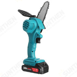 4in 800W 24V Electric Chain Saw Handheld Logging Saw Wood Cutting Tool W/ 1pc Battery 4in 800W 24V Electric Chain Saw Handheld Logging Saw Wood Cutting Tool W/ 1pc Battery