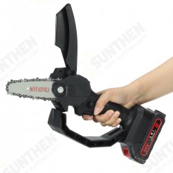 4inch 24V Cordless Electric One-Hand Saw Chain Saw Woodworking Tool W/ 1/2 Battery Kit 4inch 24V Cordless Electric One-Hand Saw Chain Saw Woodworking Tool W/ 1/2 Battery Kit
