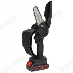 4inch 24V Cordless Electric One-Hand Saw Chain Saw Woodworking Tool W/ 1/2 Battery Kit 4inch 24V Cordless Electric One-Hand Saw Chain Saw Woodworking Tool W/ 1/2 Battery Kit