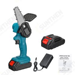 550W 21V 4inch Mini Cordless One-Hand Electric Chain Saw Woodworking Wood Cutter W/ 1pc/2pcs Battery 550W 21V 4inch Mini Cordless One-Hand Electric Chain Saw Woodworking Wood Cutter W/ 1pc/2pcs Battery