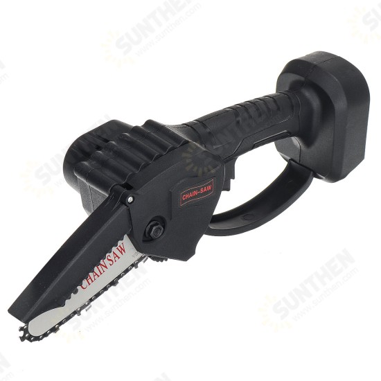 550W 4inch Cordless Electric Chain Saw One-Hand Woodworking Wood Cutter For Makita 18V Battery