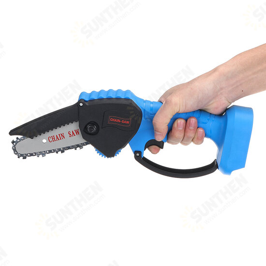 550W 4inch Cordless Electric Chain Saw One-Hand Woodworking Wood Cutter For Makita 18V Battery