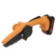 550W 4 Inch Mini Rechargable Chainsaw 24V One Hand Electric Chain Saw Wood Pruning Shears With Battery