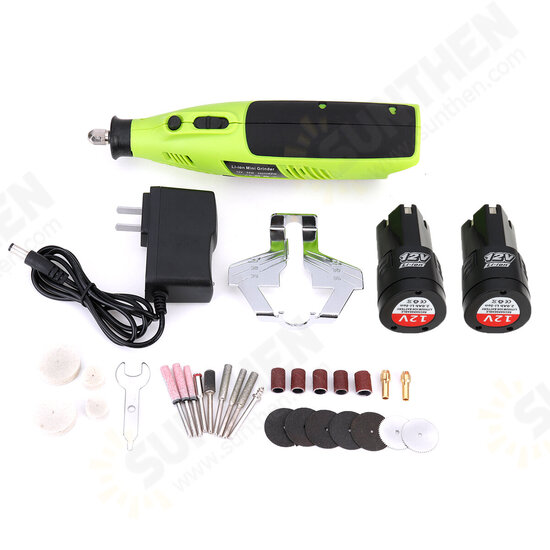 55W 20000rpm Power Grinder Chain Saw Sharpener Handheld Electric Chain Machine W/ 1 or 2pcs Battery