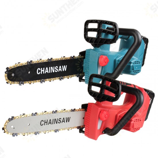 5m/s Portable Electric Brushless Saw Pruning Chain Saw Rechargeable Woodworking Power Tools Wood Cutter W/ 1/2 Battery