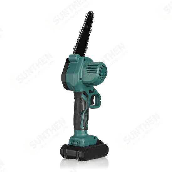 6 Inch 6000mAh Cordless Electric Pruning Saw Rechargeable One-handed Woodworking Tool Mini Green Chain Saw For Wood Cutting Spliting 6 Inch 6000mAh Cordless Electric Pruning Saw Rechargeable One-handed Woodworking Tool Mini Green Chain Saw For Wood Cutting Spliting