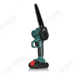 6 Inch 6000mAh Cordless Electric Pruning Saw Rechargeable One-handed Woodworking Tool Mini Green Chain Saw For Wood Cutting Spliting 6 Inch 6000mAh Cordless Electric Pruning Saw Rechargeable One-handed Woodworking Tool Mini Green Chain Saw For Wood Cutting Spliting