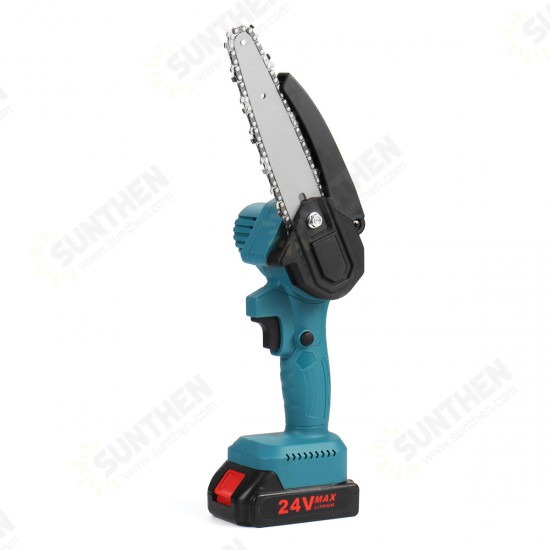 6 Inch Mini Electric Chain Saw Rechargeable Woodworking Chainsaw Garden Power Tools