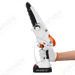 6 Inch Portable Electric Chain Saw Mini Cordless Rechargeable Woodworking Wood Cutting Tool W/ 1/2 Battery For Makita 6 Inch Portable Electric Chain Saw Mini Cordless Rechargeable Woodworking Wood Cutting Tool W/ 1/2 Battery For Makita