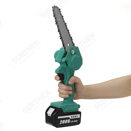 6 Inch Portable Electric Chain Saw Pruning Saw Rechargeable Woodworking Tool W/ 1 or 2pcs Battery