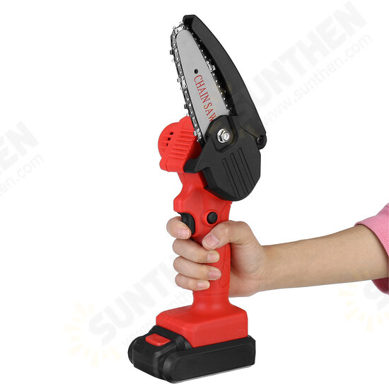600W 4 inch Cordless Electric Chainsaw Wood Cutter Mini One Hand Saw Woodworking Tool 600W 4 inch Cordless Electric Chainsaw Wood Cutter Mini One Hand Saw Woodworking Tool