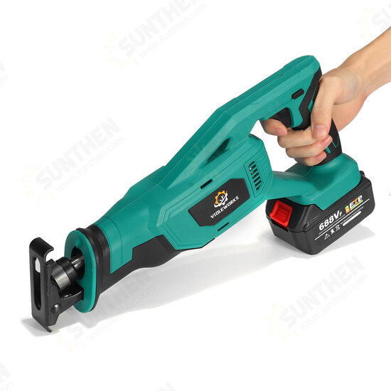 688VF Cordless Electric Reciprocating Saw Woodworking Sabre Saw Tool W 0/1/2 Battery For Makita