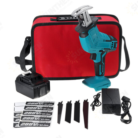 68V Electric Reciprocating Saw Outdoor Woodworking Cordless Handheld Saw 9000mah