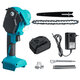 6Inch Brushless Rechargable Mini Chainsaw Portable Cordless Electric Chain Saws W/ Battery Adapted To Maakita Battery