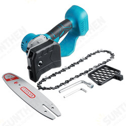 8 Inch Electric Chain Saw Cordless Woodworking Chainsaw Power Tool Fit For Makita 18V/21V Battery 8 Inch Electric Chain Saw Cordless Woodworking Chainsaw Power Tool Fit For Makita 18V/21V Battery