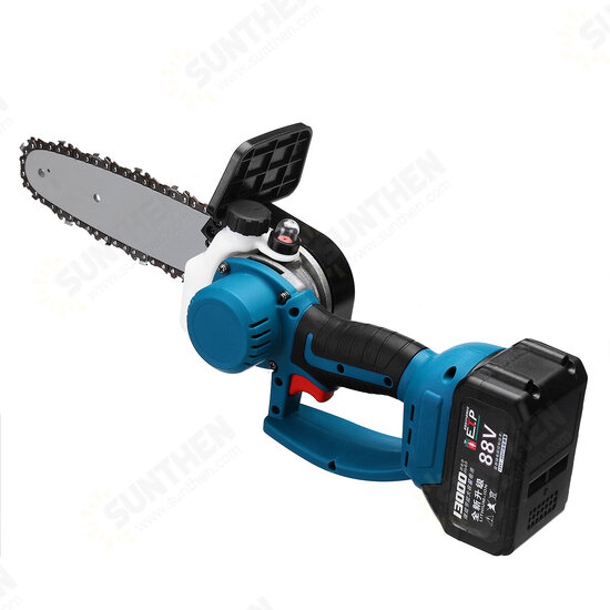 88V 1200W 8 Inch Electric Cordless Chain Saw Woodworking Saw Wood Cutter with Battery