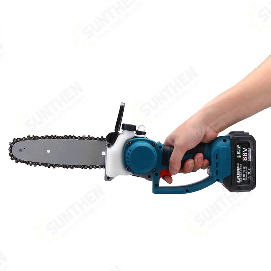 88V 1200W 8 Inch Electric Cordless Chain Saw Woodworking Saw Wood Cutter with Battery