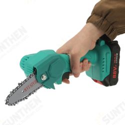 88V 4Inch Portable Electric Pruning Saw Rechargeable Small Woodworking Chain Saw W/ 1/2pcs Battery 88V 4Inch Portable Electric Pruning Saw Rechargeable Small Woodworking Chain Saw W/ 1/2pcs Battery