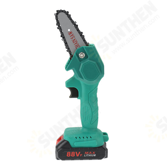 88V 4Inch Portable Electric Pruning Saw Rechargeable Small Woodworking Chain Saw W/ 1/2pcs Battery 88V 4Inch Portable Electric Pruning Saw Rechargeable Small Woodworking Chain Saw W/ 1/2pcs Battery