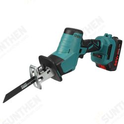 88VF 15mm 3000rpm Portable Electric Cordless Reciprocating Saw Pruning Chain Rechargeable Woodworking Power Tools Wood Cutter W/1/2 Battery EU Plug 88VF 15mm 3000rpm Portable Electric Cordless Reciprocating Saw Pruning Chain Rechargeable Woodworking Power Tools Wood Cutter W/1/2 Battery EU Plug