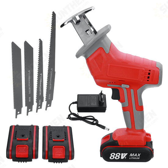 88VF 3000RPM Rechargeable Electric Saw Branches Metal Wood Sawing Cutting Tool