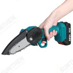 88VF 4 Inch Portable Electric Chain Saw Pruning Saw Rechargeable Small Woodworking Tool W/ 1/2 Battery 88VF 4 Inch Portable Electric Chain Saw Pruning Saw Rechargeable Small Woodworking Tool W/ 1/2 Battery